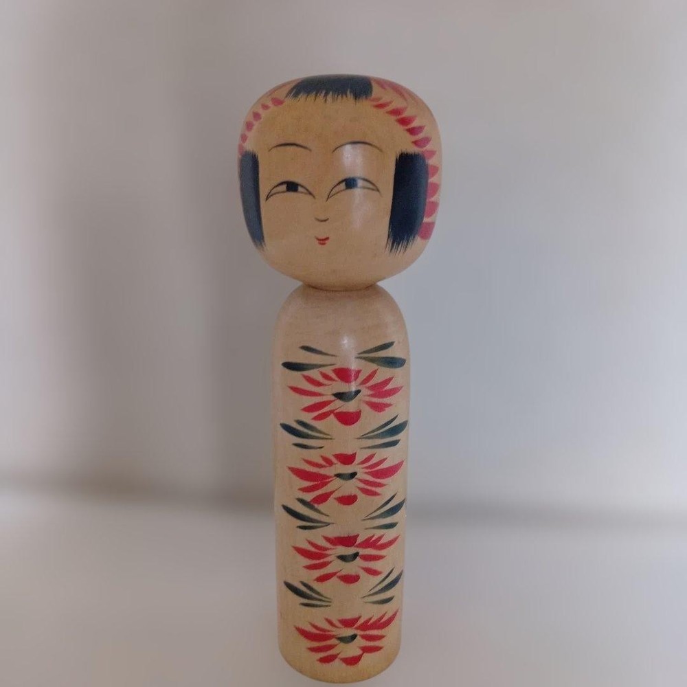 Tadao Sato Kokeshi Doll 8cm Vintage Handmade Wood Japan Collectible