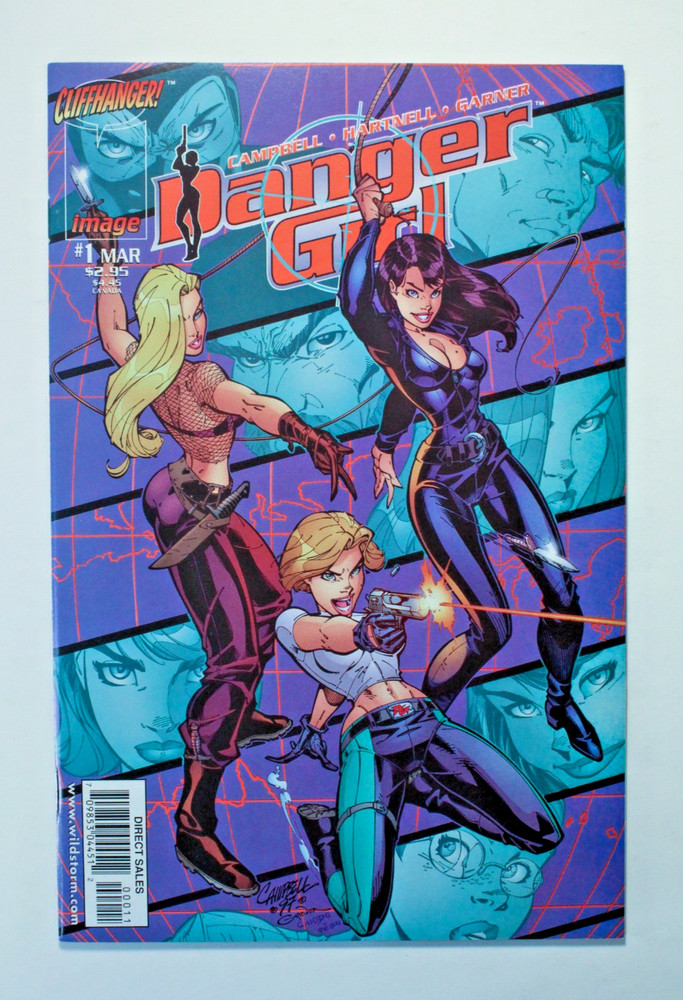 Danger Girl #1 (Image) 1998 J. Scott Campbell - NM-