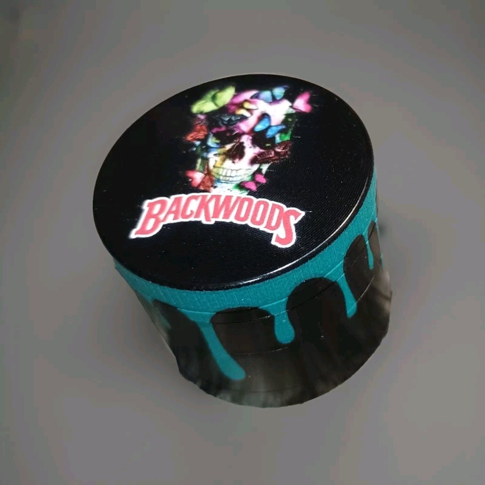 Backwoods 40MM Tobacco Herb Tobacco Grinder Skull And Butterfly(Small)