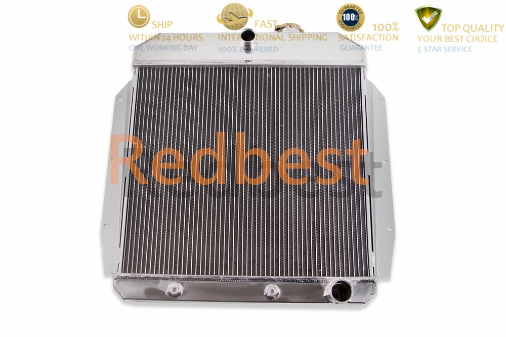 5559 3Row Aluminum Radiator For 1955 1956 1957 1958 1959 Chevy GMC Truck Pickup