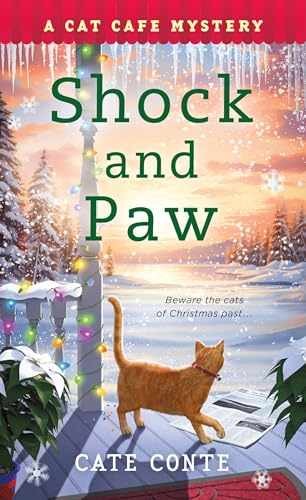 Shock and Paw: A Cat Cafe Mystery (Cat - Paperback, by Conte Cate - Very Good x