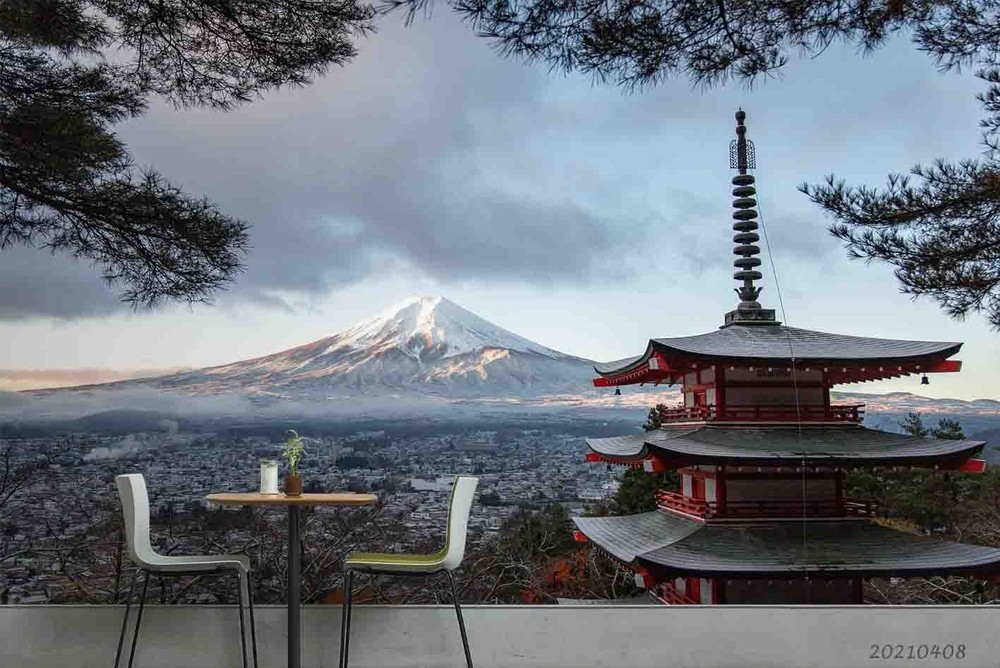 3D Japan Mount Fuji Landscape Wall Murals Wallpaper Murals Wall Sticker