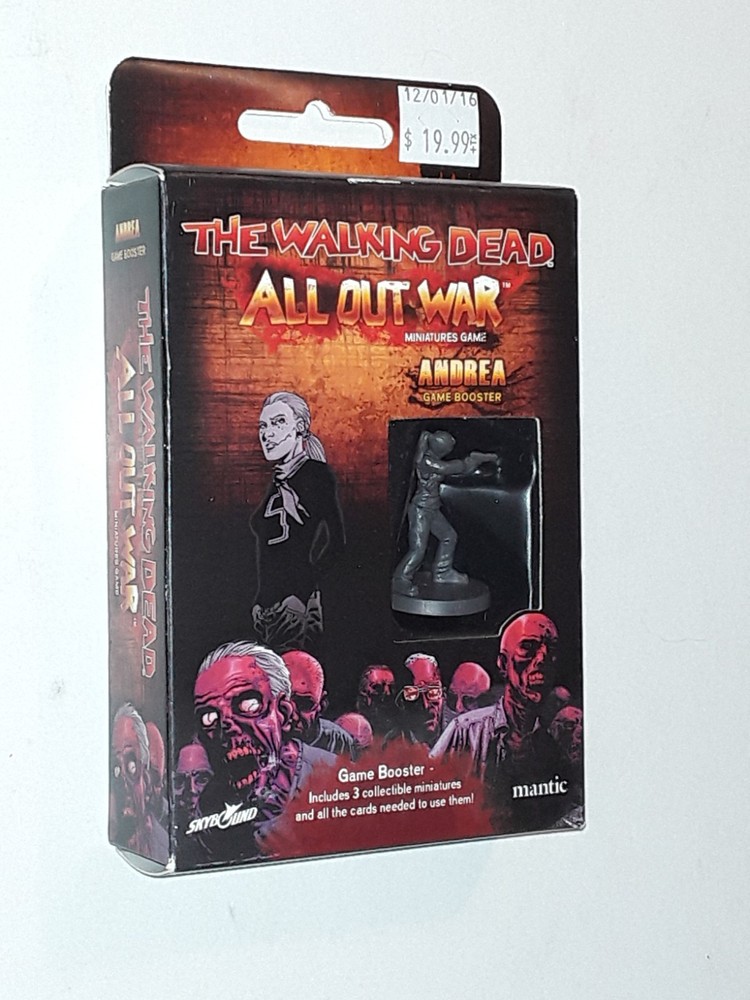 Andrea Booster NEW Walking Dead All Out War Miniatures Game Mantic