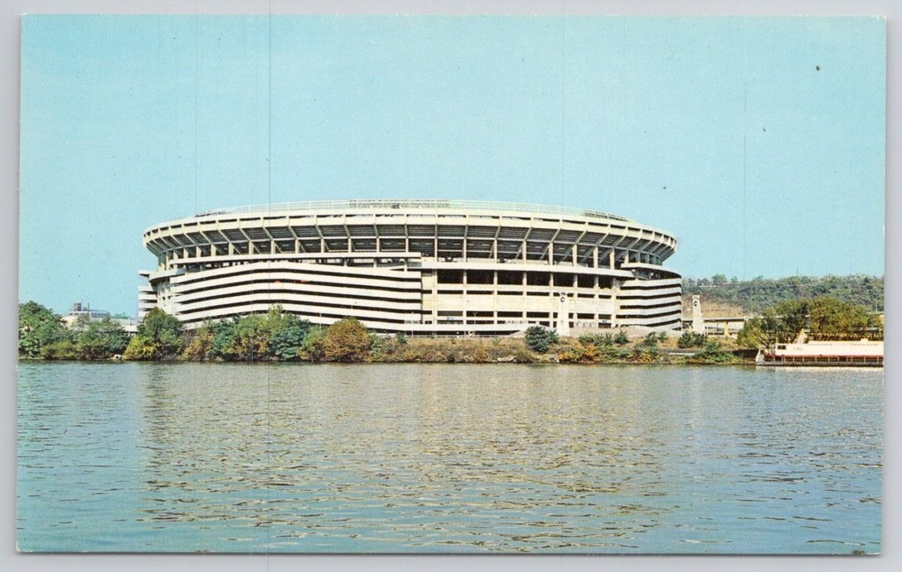 Three Rivers Stadium Pittsburgh PA Postcard - Pirates Steelers Home -