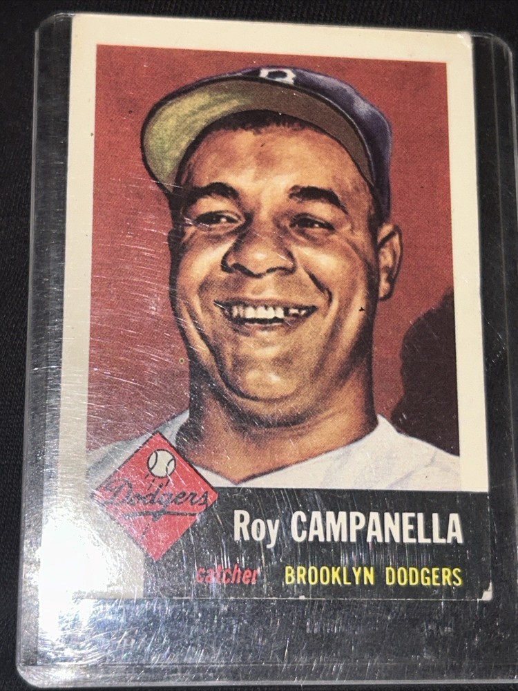 1953 Topps #27 Roy Campanella Baseball Card - Excellent Condition
