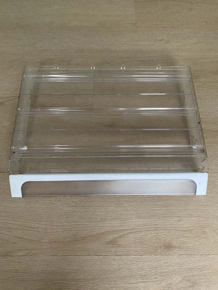 DA63-03566 DA97-05048D Samsung fridge lower crisper shelf cover lid slide + flap