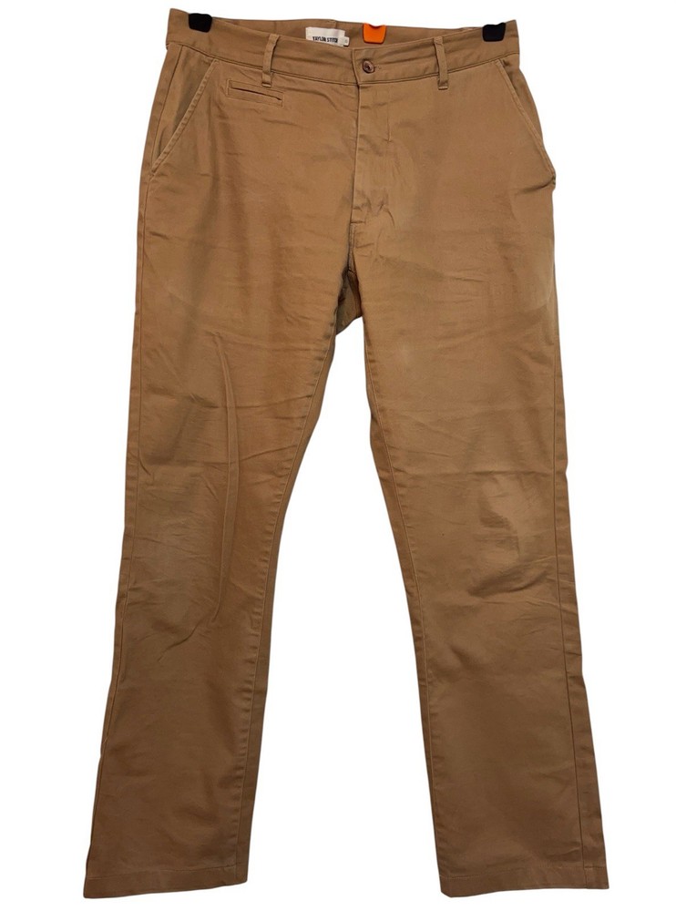 Taylor Stitch The Democratic Foundation Pants Chinos Khaki Organic Cotton 33x30