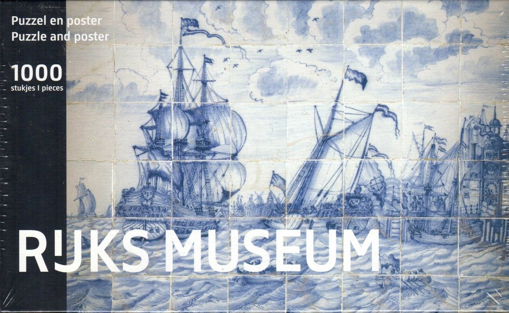 Puzzleman 1000 Piece Puzzle with Poster - Rejks Museum: Picture With Willem III'