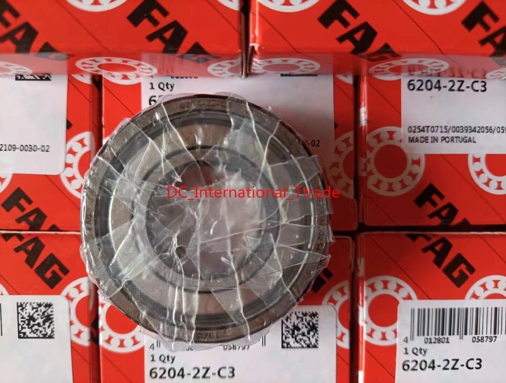 NEW FAG 6204-2Z-C3 Deep Groove Ball Bearing 1PCS #PA