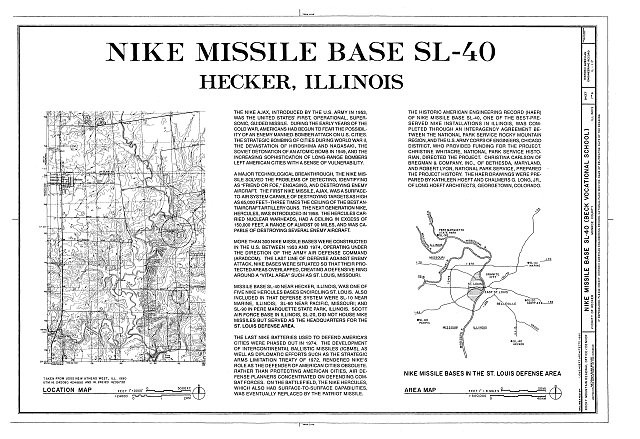 NIKE Missile Base SL-40,Beck Road,Hecker,Monroe County,IL,Illinois,HABS,8
