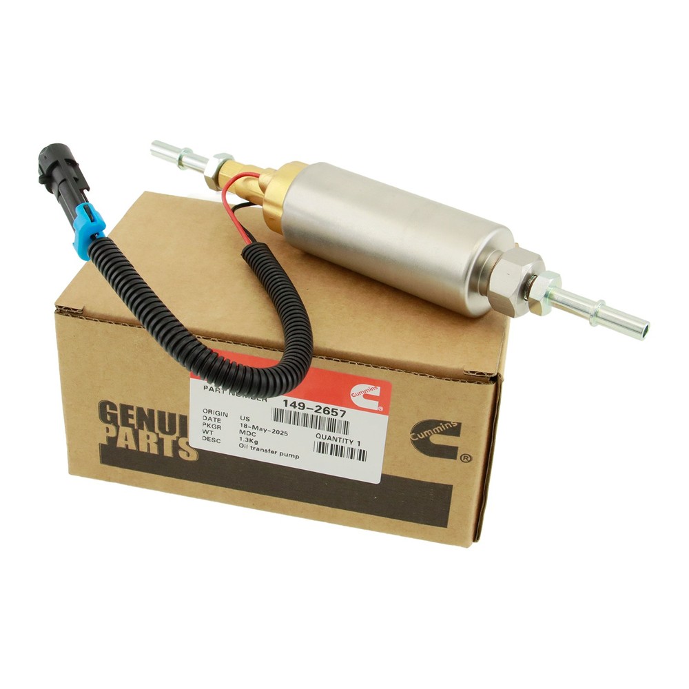 New 24V Fuel Pump 01492657 1492657 For Cummins Onan Generator HGJAA HGJAD Series