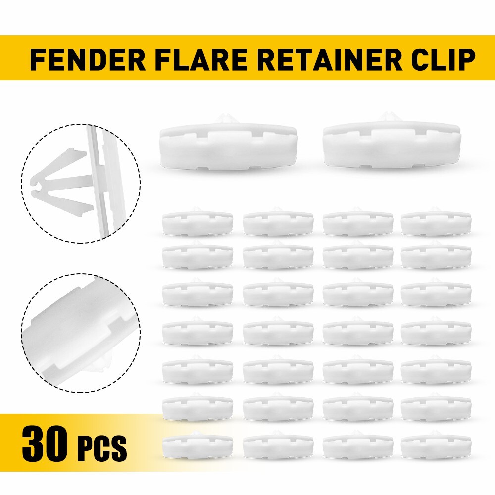 30PCS Jeep Wrangler JL 2018-2020 Fender Flare Retainer Clips 68395634AA