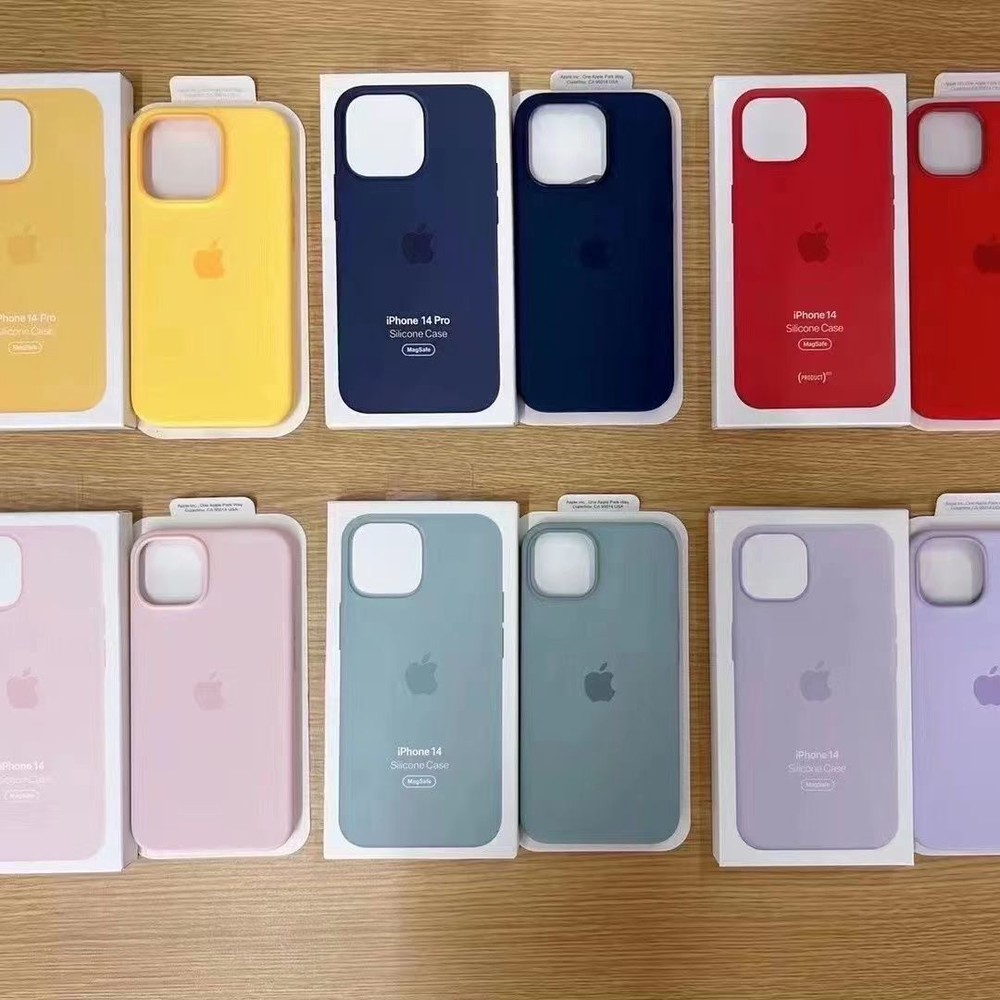 Top Original Silicone Case with MagSafe For iPhone 12 Pro max 6.7'' 12 6.1''