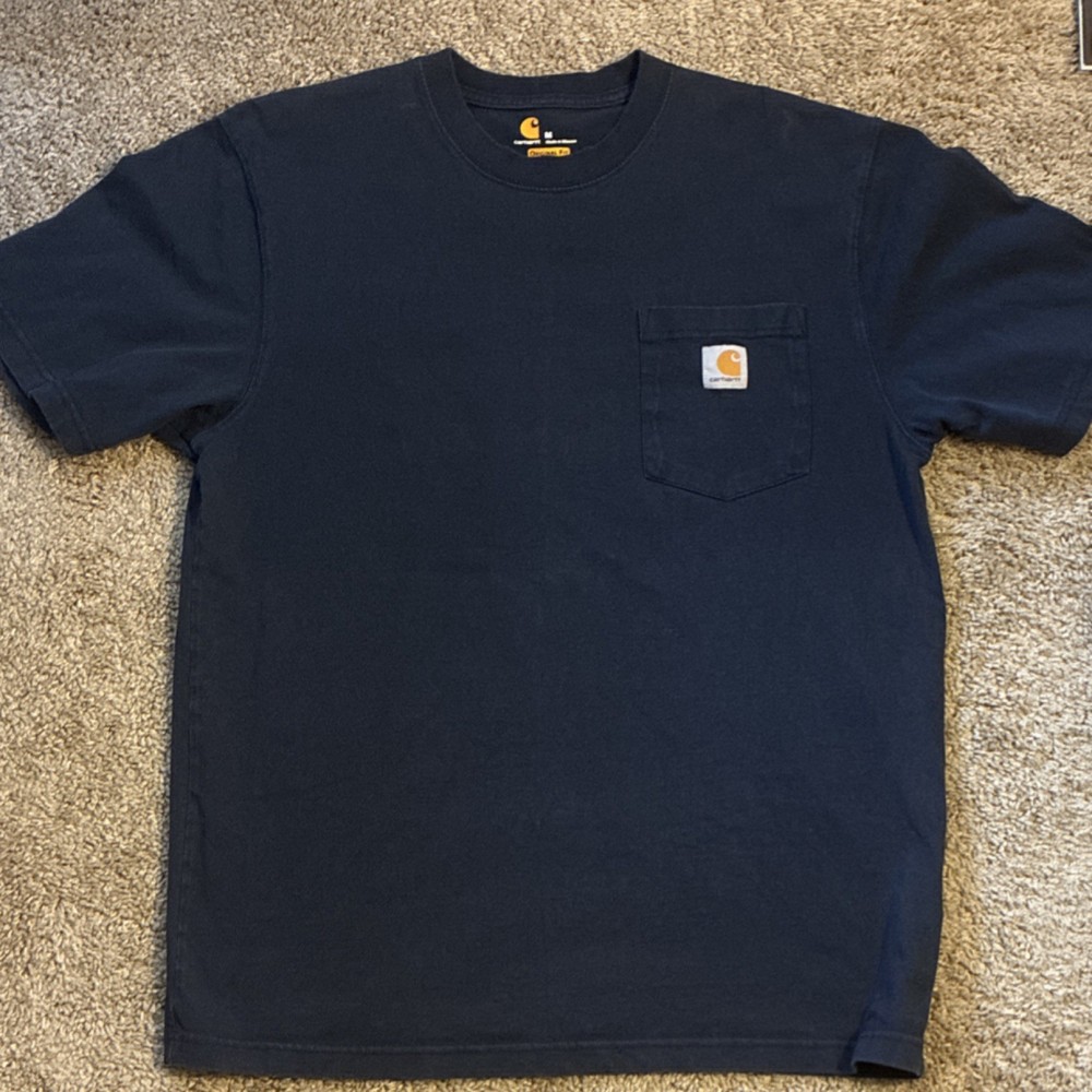 Carhartt Men's Original Fit Pocket T-Shirt Cotton Knit Crew Short Sleeve M