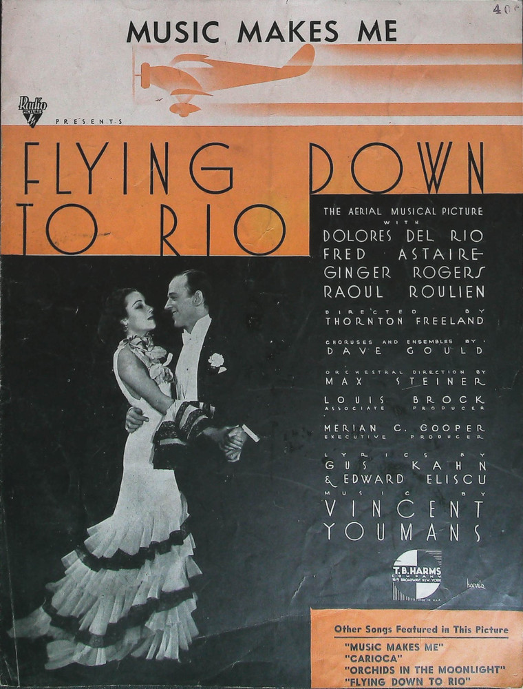 Music Makes Me Vintage Sheet Music from 