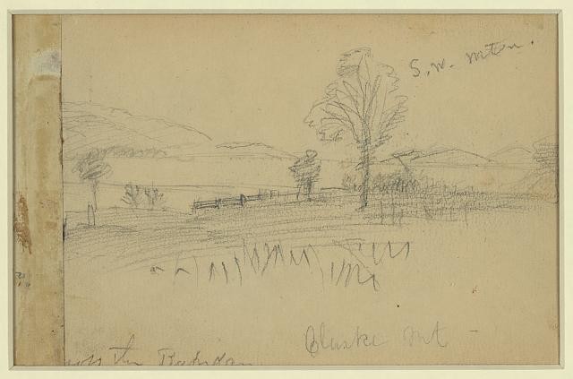 Photo:Fredericksburg Virginia 1862 Williston's Battery Civil War Sketch
