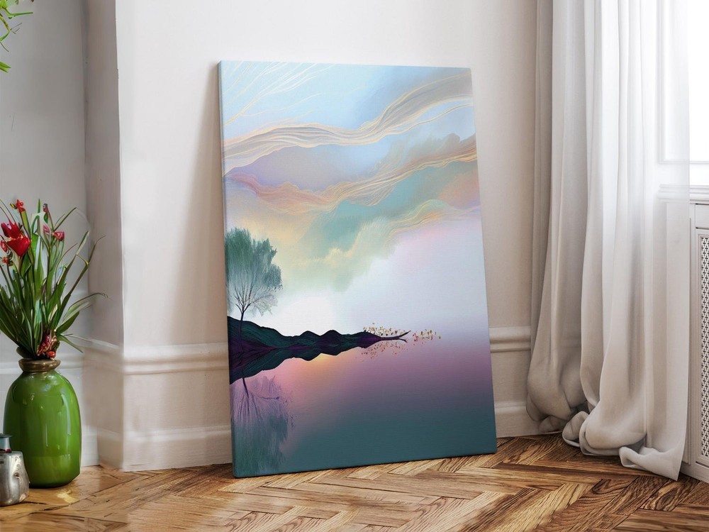 Japanese Canvas Wall Art – Minimalist Painting for Home Decor