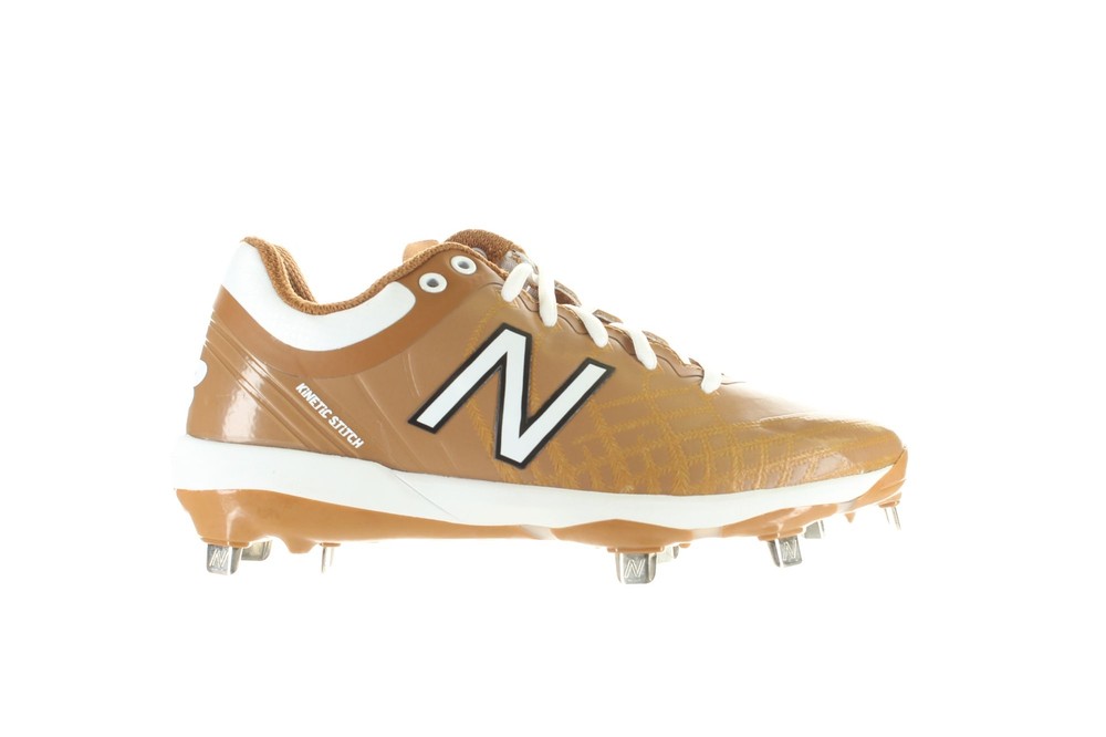 New Balance Mens L4040to5 Texas/Orange Baseball Cleats Size 5.5 (2E) (2032107)