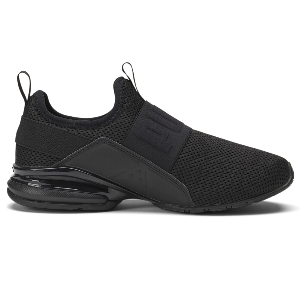 Puma Axelion Slip On  Womens Black Sneakers Casual Shoes 37754302