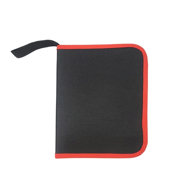 Durable Wrench Organizer Bag with Clear Labeled Pockets for Easy Tool Storage