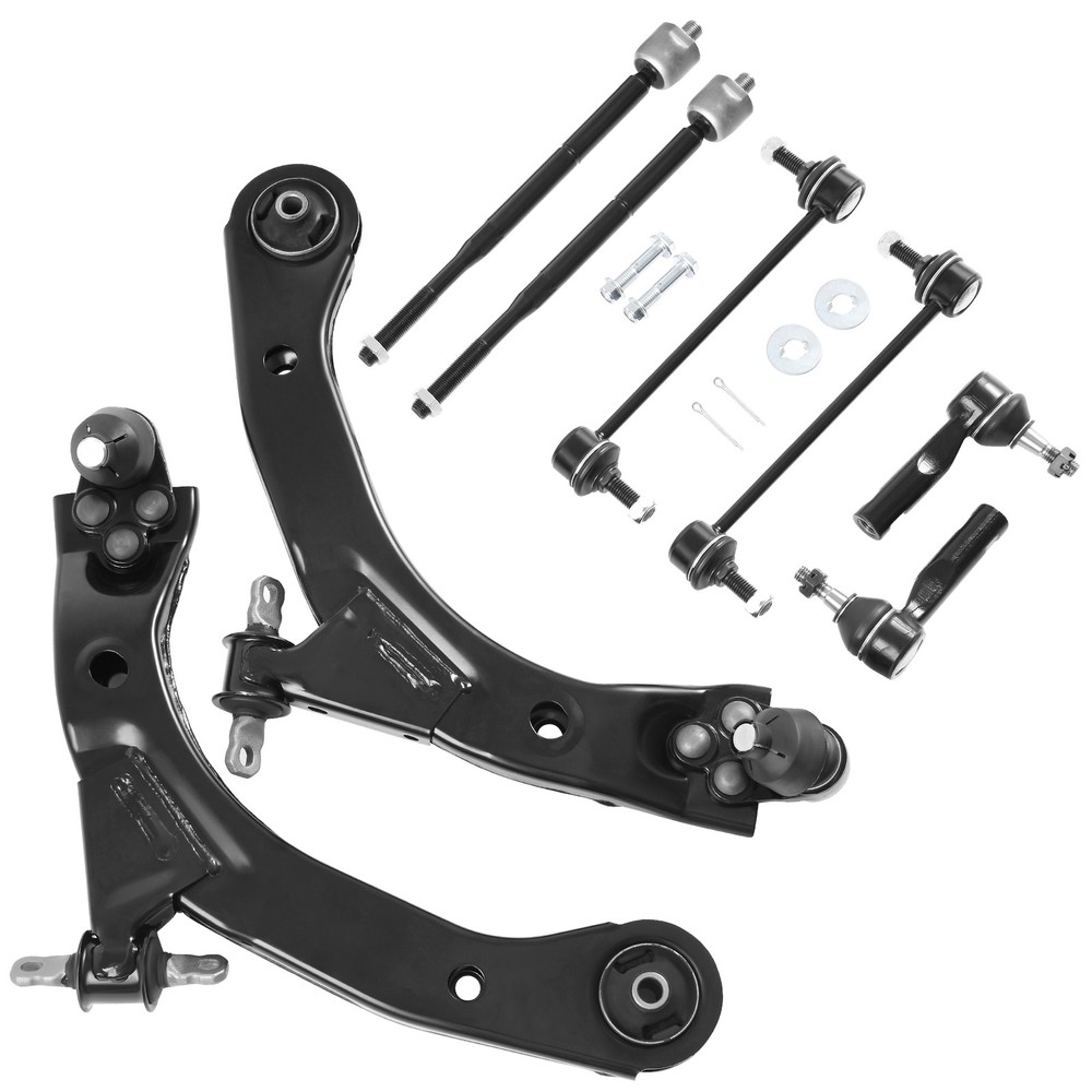 Front Lower Control Arms Tie Rods Sway Bars Kit For 2007 2008 2009 Pontiac G5