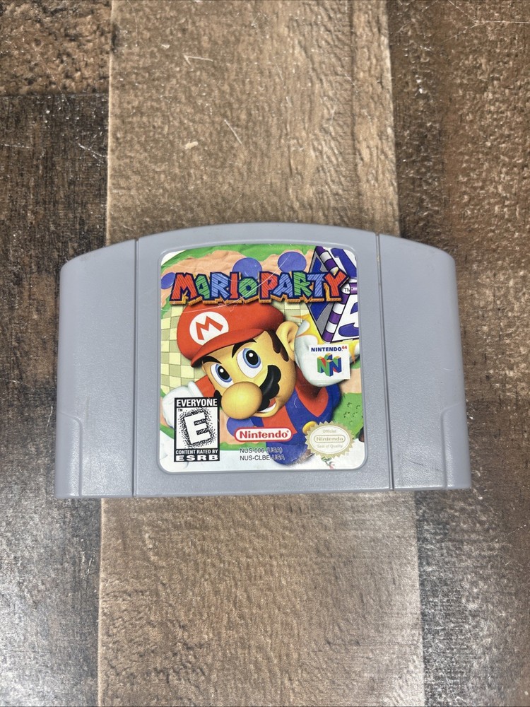 Mario Party (Nintendo 64, N64 1999) Authentic Game Cartridge Tested