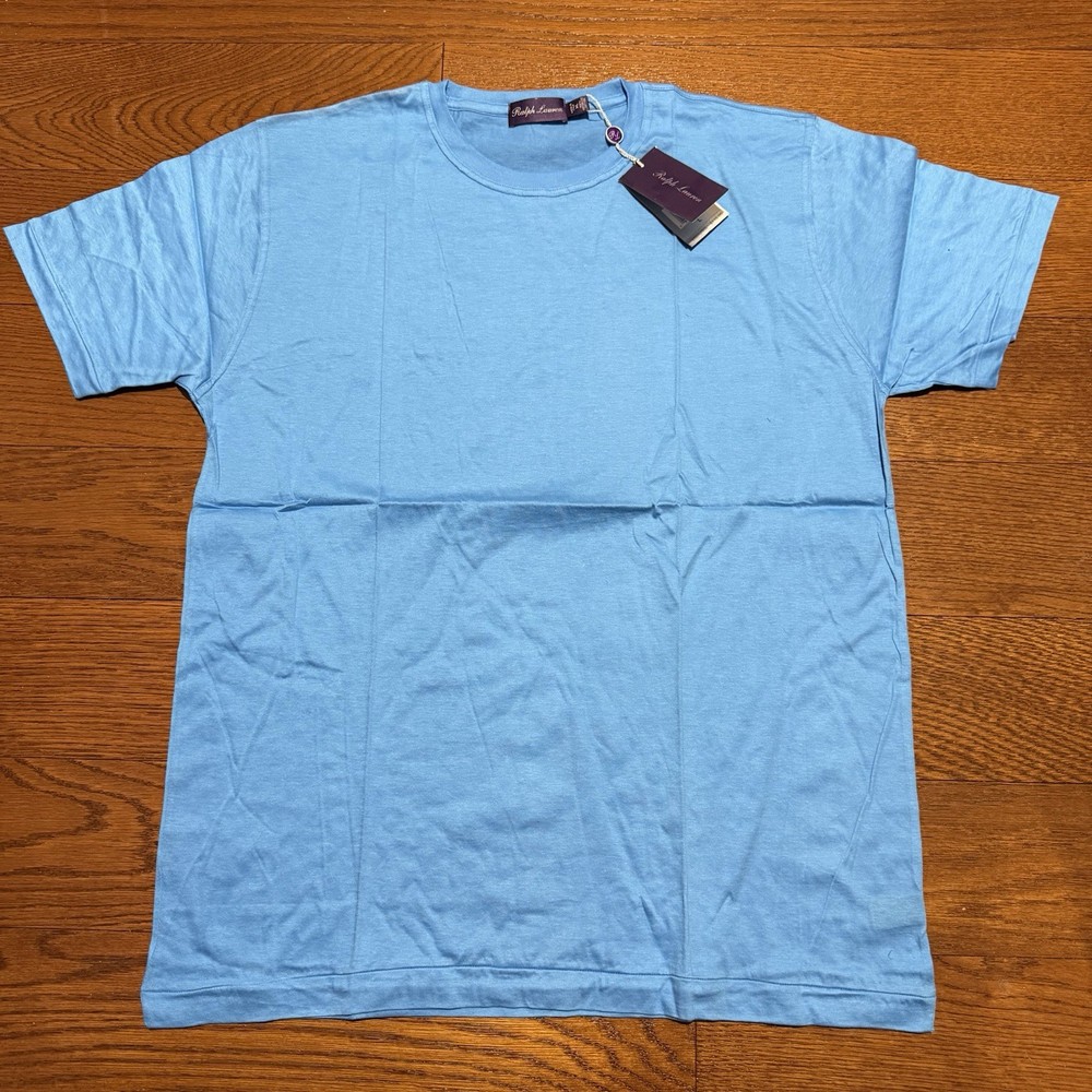 Ralph Lauren Purple Label Blue T-Shirt Mens L NWT MSRP $115