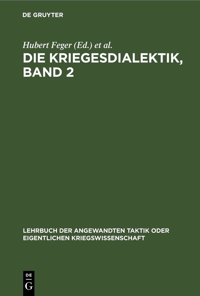 G Venturini Die Kriegesdialektik (Hardback)Another great item from Rarewaves USA | Free delivery!