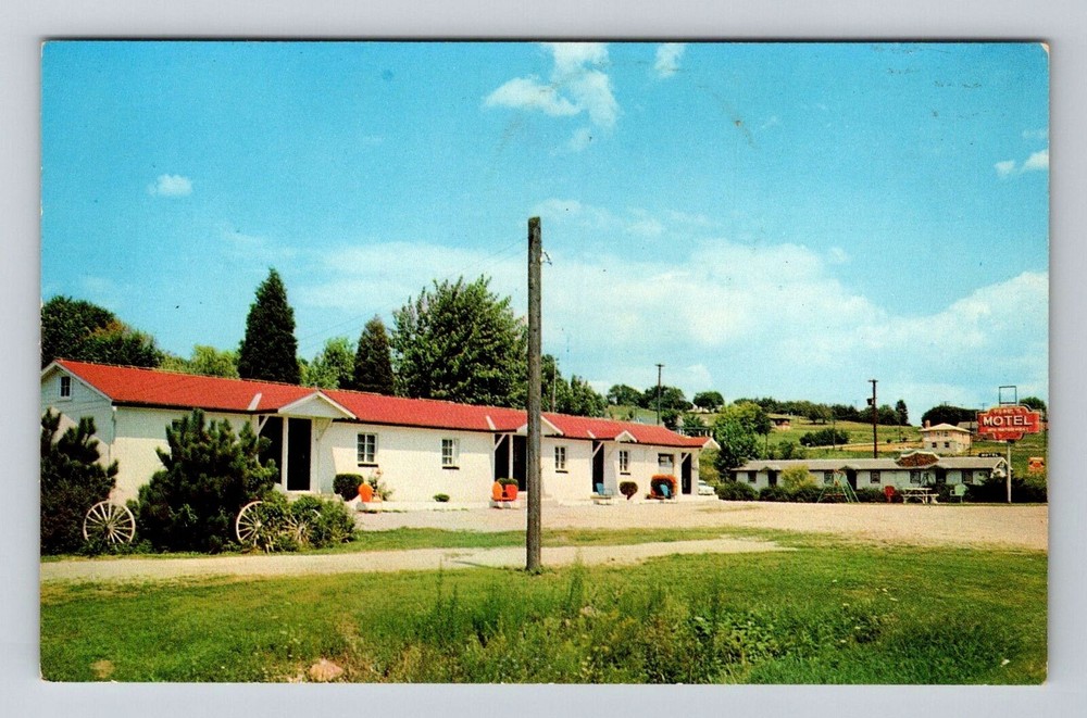 Cambridge OH-Ohio, Pearl's Motel and Cabins, Advertising, Vintage Postcard
