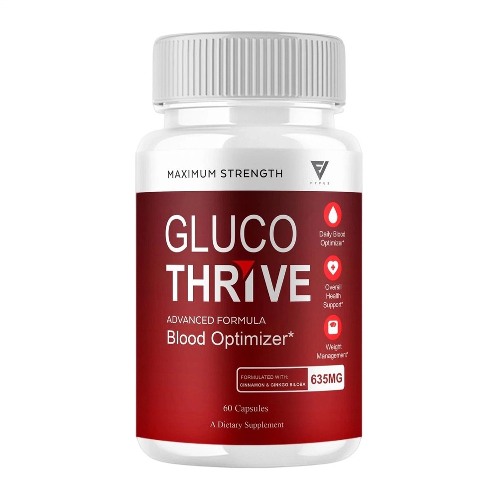 Gluco Thrive Capsules, Gluco Thrive Advanced Formula (60 Capsules)