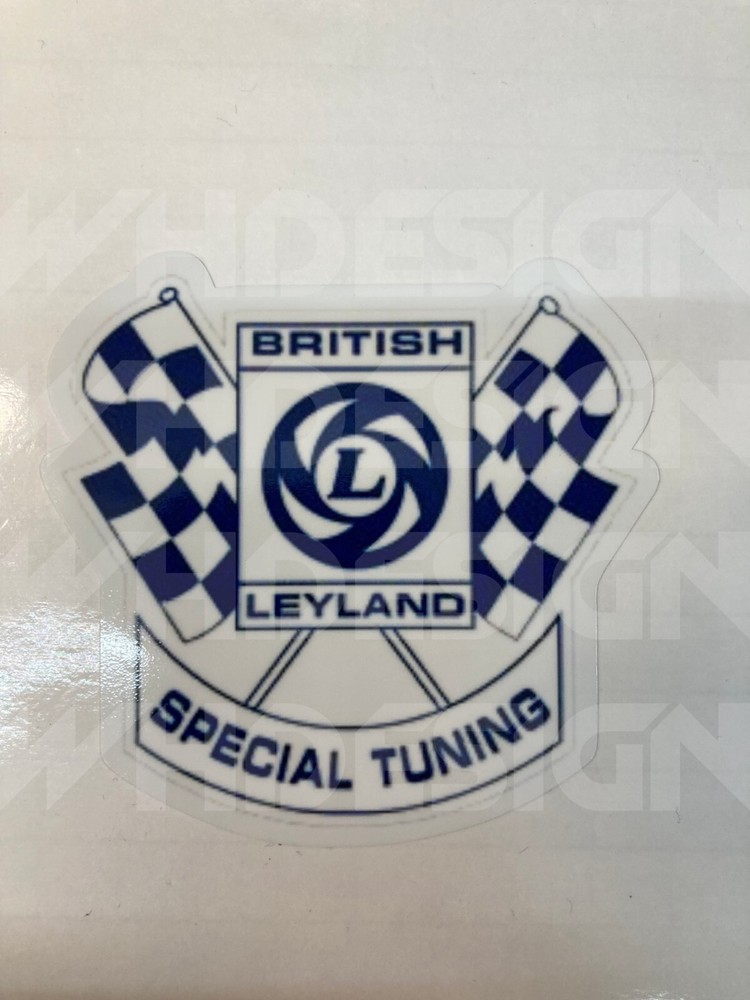 British Leyland Special Tuning vintage decal for classic car restoration