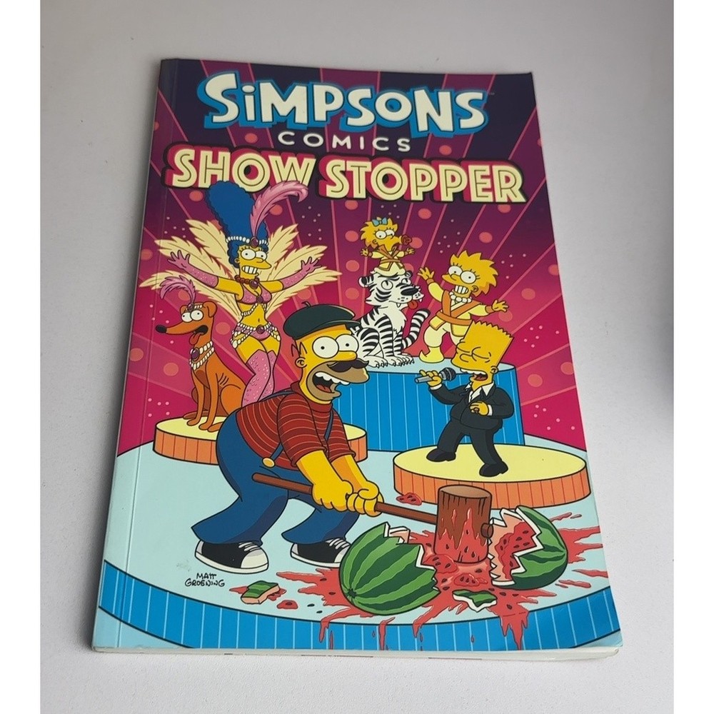 Simpsons Comics Show Stopper TP Harper Design Matt Groening 2019 Good
