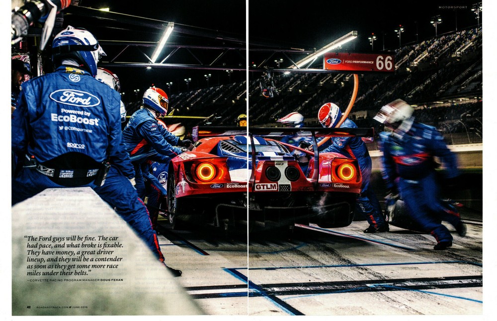 2016 FORD GT ROAD TO LE MANS ~ ORIGINAL 16-PAGE ARTICLE / AD