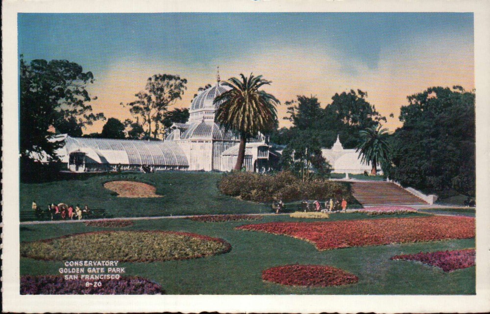 Golden Gate Park Conservatory San Francisco California CA --- Standard Postcard