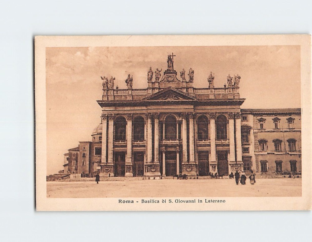 Postcard Basilica of San Giovanni in Laterano Rome Italy