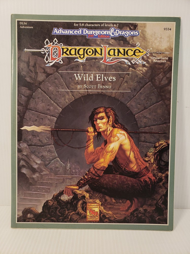 Wild Elves DragonLance Advanced Dungeons & Dragons 2E AD&D RPG DLS4 w/ Map