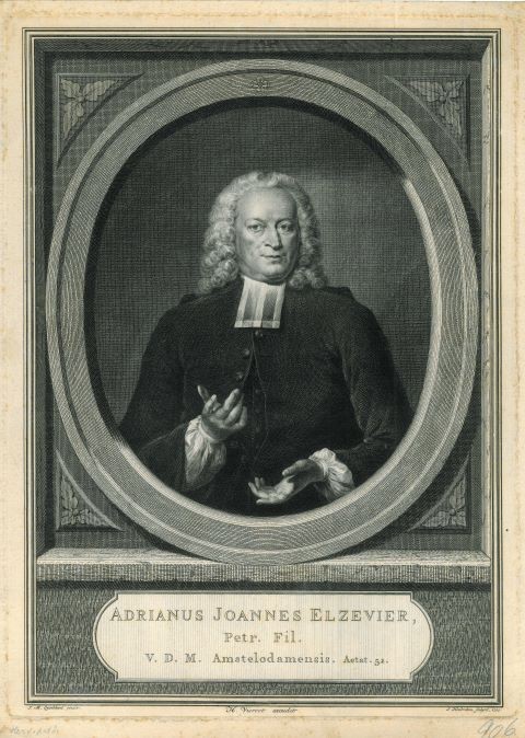 Portrait of Adrianus Joannes Elzevier