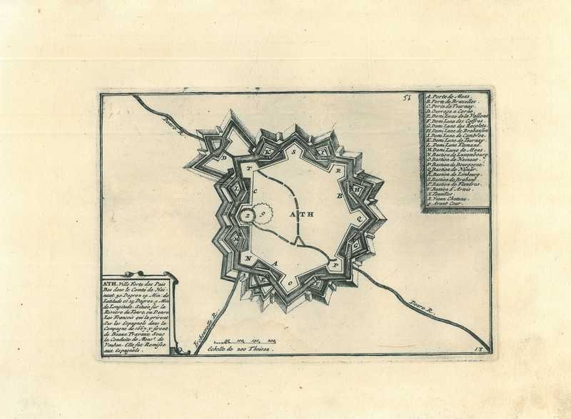 City map of Ath
