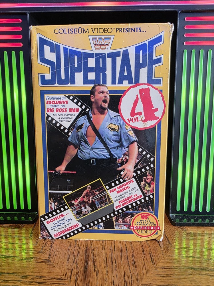 World Wrestling Federation WWF Supertape Vol. 4 VHS Tape Coliseum 1991 Boss Man