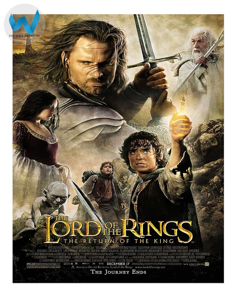 The Lord Of The Rings Movie Poster Return of the King Art12X16/16X20/18X24/24X36