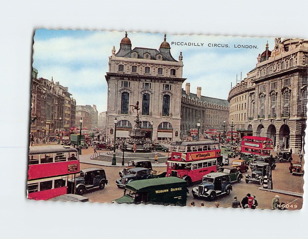Postcard Piccadilly Circus London England