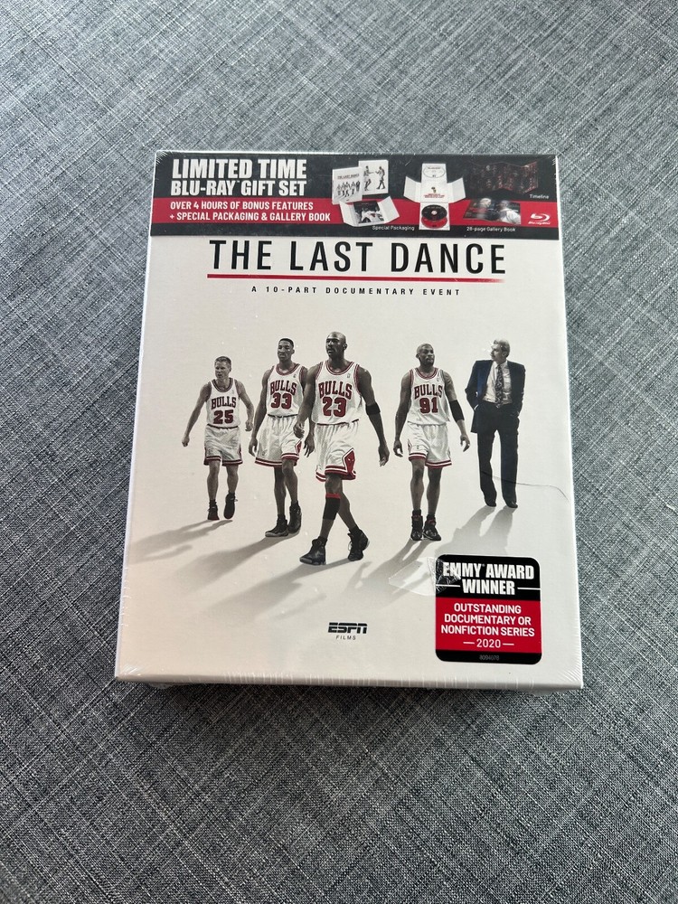 The Last Dance A 10-Part Documentary Event Blu-ray NEW Gift Set Michael Jordan