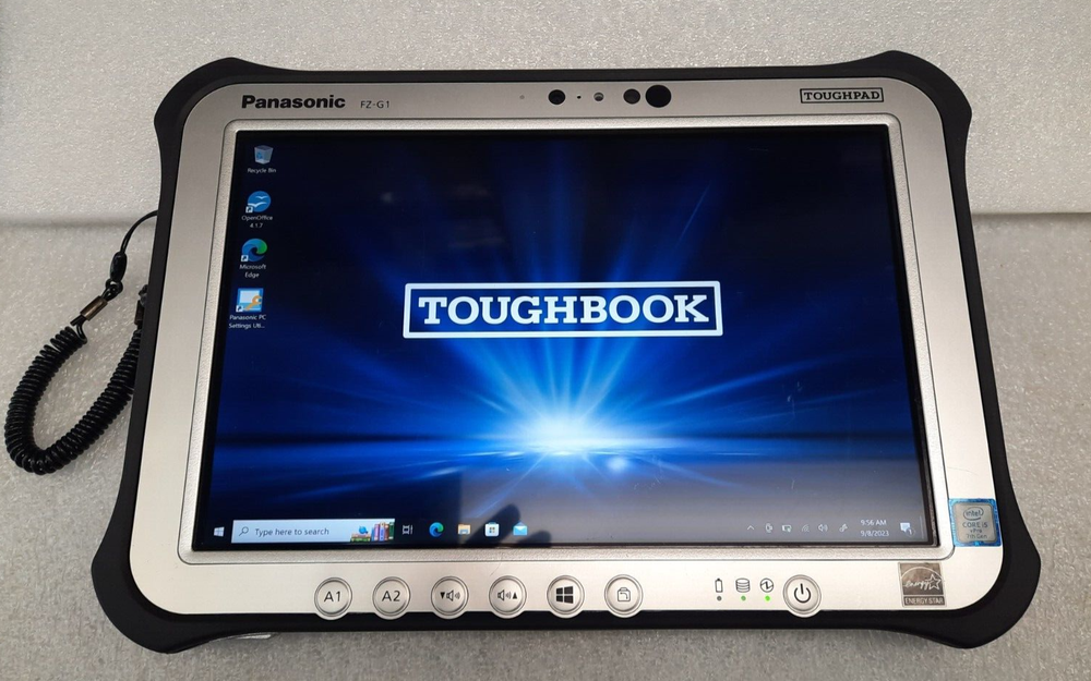 Panasonic Toughpad FZ-G1 MK5 i5 7th  SSD  ethernet Dual Touch Win10 AC Grade B-image
