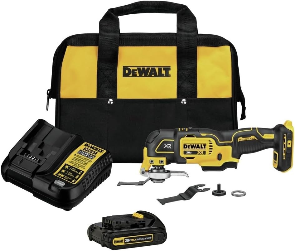 DEWALT 20V XR Brushless 3-Speed Oscillating Multi-Tool Kit DCS356C1 Brand New