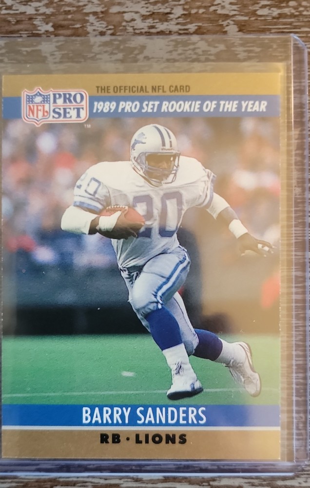 1990 Pro Set - Award Winner Barry Sanders #1 