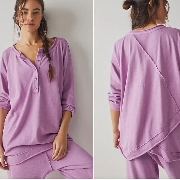 Intimately By Free People Organic Cotton Pullover NWOT Size S