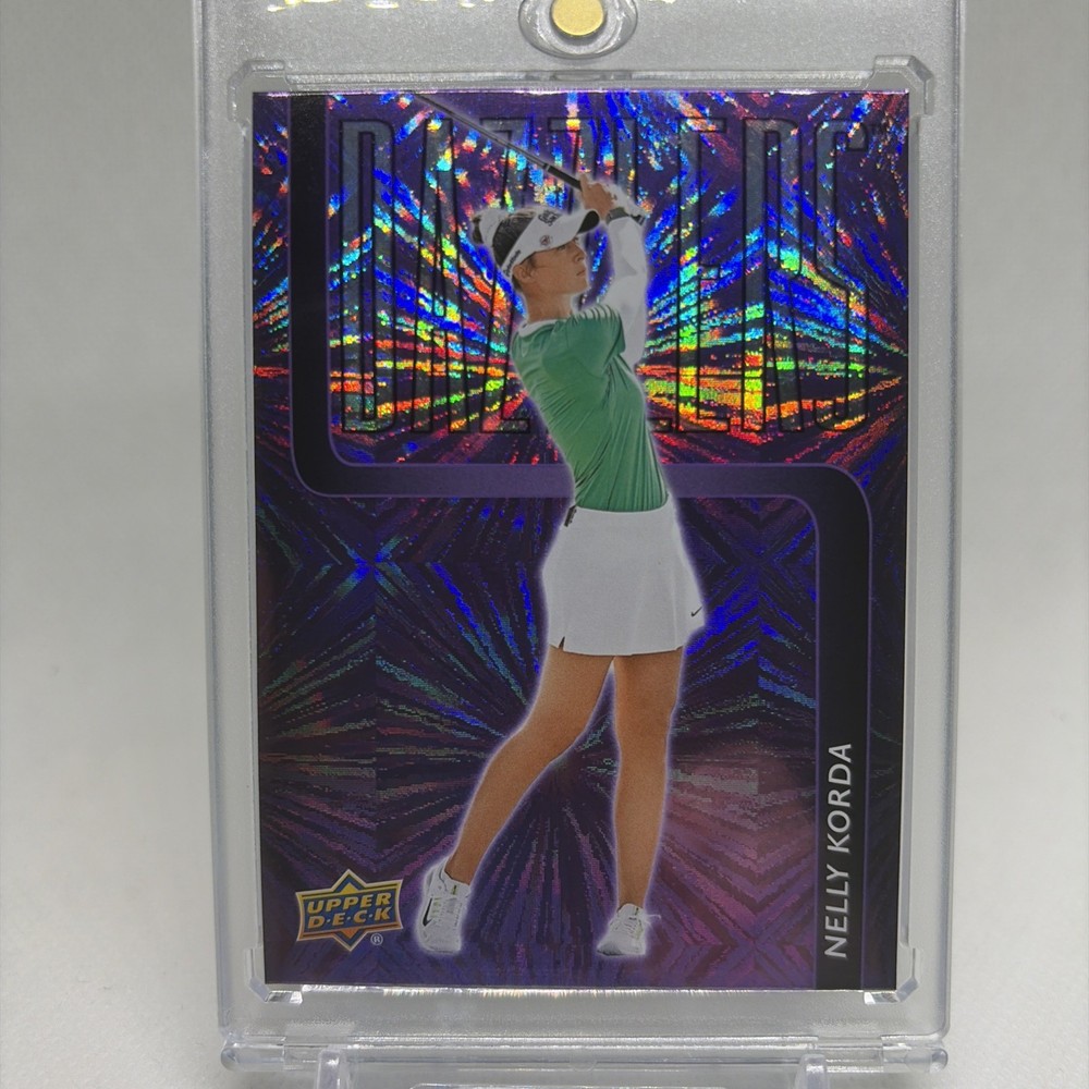 2026 Upper Deck Golf Nelly Korda Purple Dazzlers SP #DZ-3