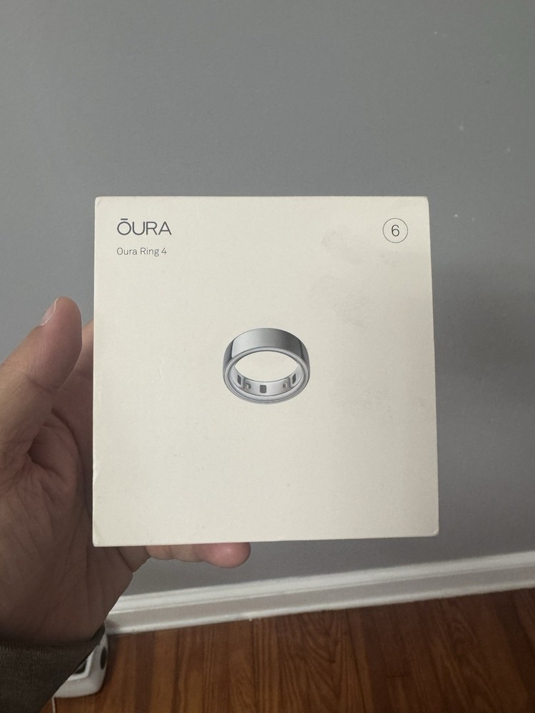 oura ring gen 4 size 6 silver