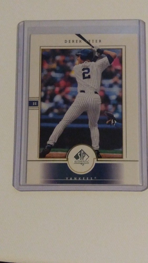 Upper Deck 2000 SP Authentic Derek Jeter #38 New York Yankees Baseball Card