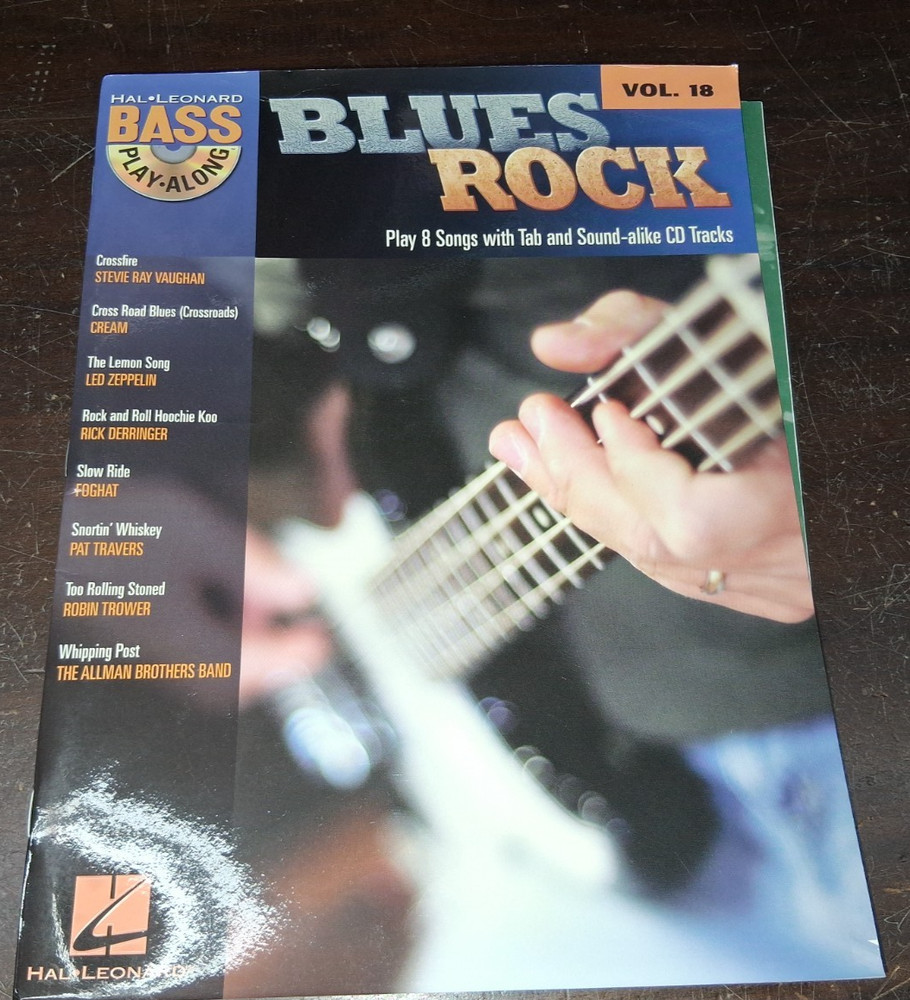 Bass Blues Along Play Guitar With Cd Songbook Tabs Chords Riffs Songs Large